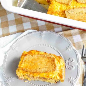 Ham and Cheese Strata