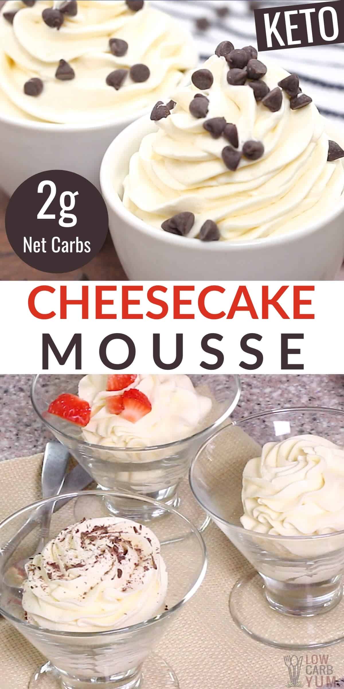 keto cream cheese mousse dessert recipe